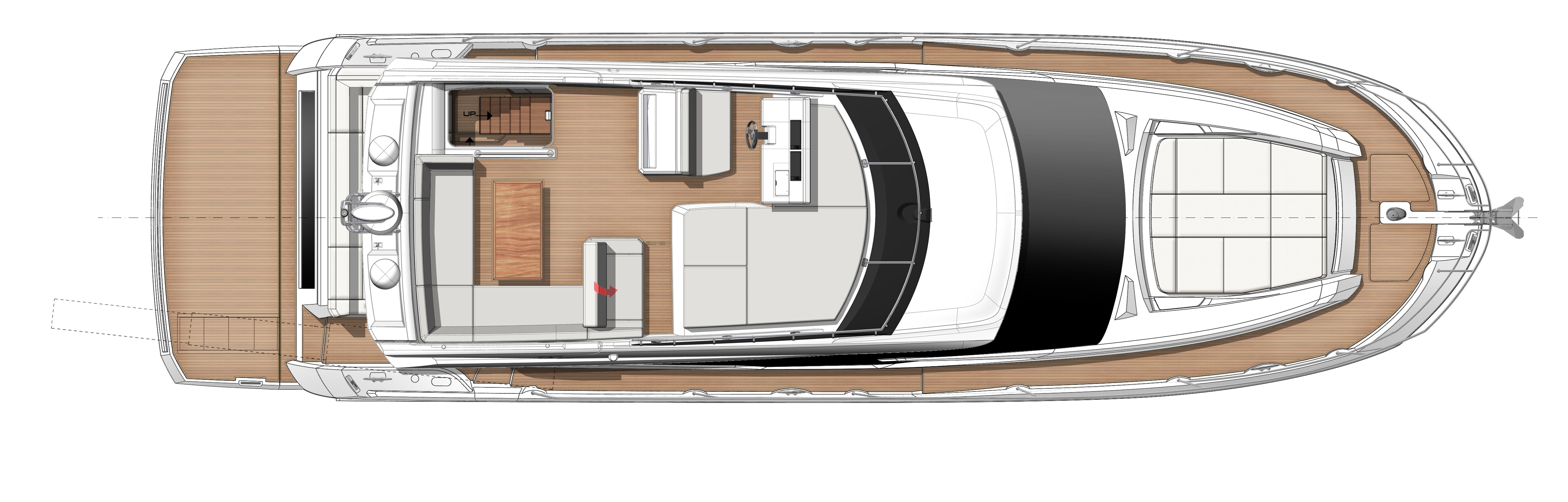 Prestige 520 main deck exterior