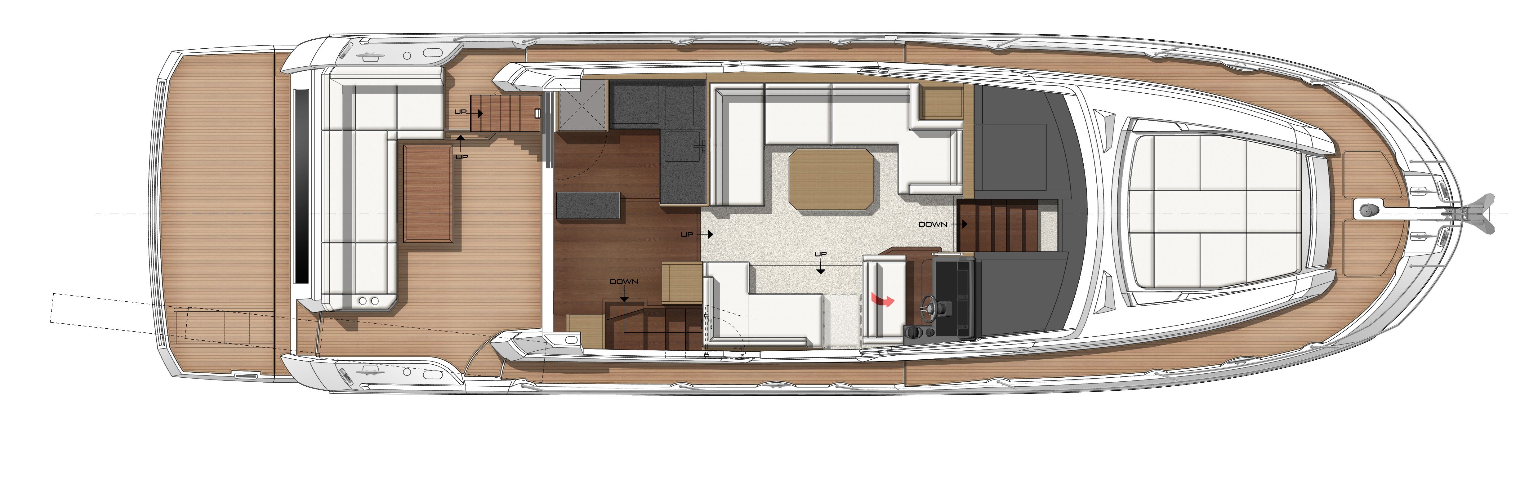 520 main deck interior